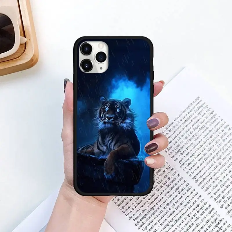 

Ferocious tiger fashion cool Phone Case for iPhone 11 12 pro XS MAX 8 7 6 6S Plus X 5S SE 2020 XR mini