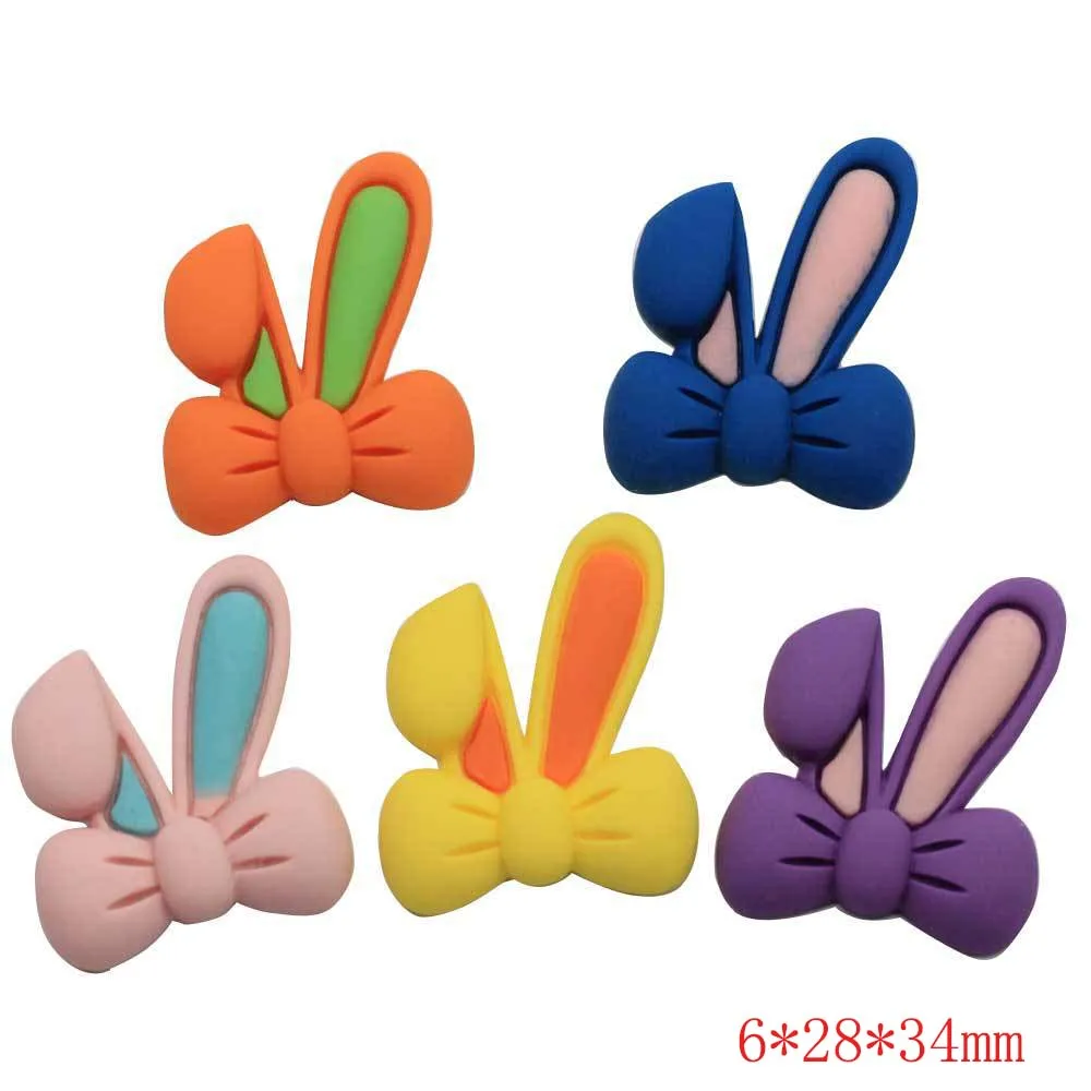 Резинка-бабочка для волос кабошон 10 шт. | Дом и сад