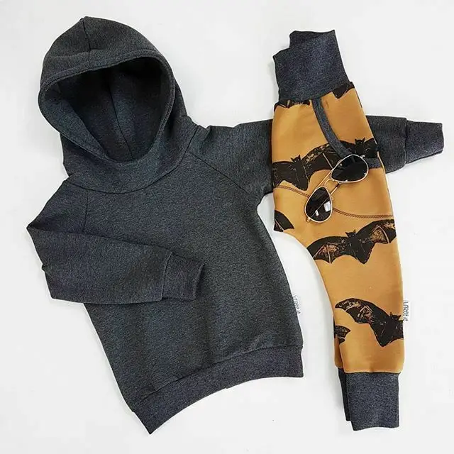 Комплект одежды для новорожденных мальчиков толстовка с капюшоном и штаны