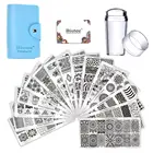 Стемпинг для ногтей 6*12 2020, чистый пластинки для ногтей штамп с пластинами, инструмент для украшения ногтей, Новинка прозрачные силиконовые