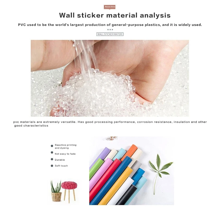 

Thickened Wear-Resistant PVC Solid Color Wallpaper Simple Bedroom Sticker 1Roll P15F