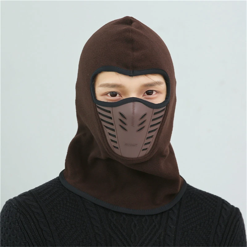 

Women Men Unisex Multifunction Cold Weather Wind Stopper Hat Winter Outdoor Sports Warm Skullies Hiking Caps Scarves 7 Colors