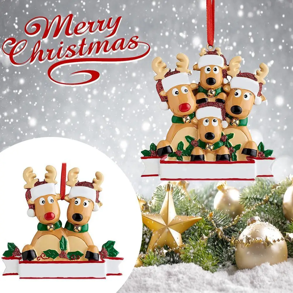 Украшение для автомобиля Рождественская елка подвеска семейство оленей