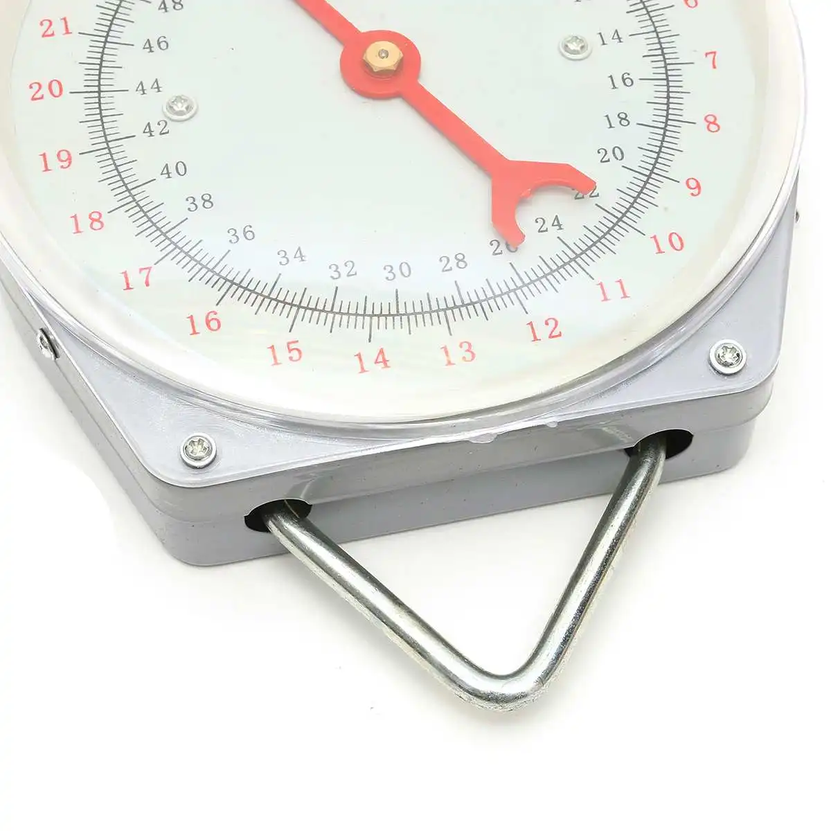 

25KG/55lbs Hanging Scale With Hanging Hook Alloy Quality Heavy Weighing Mechanial Fishing 100g Increments