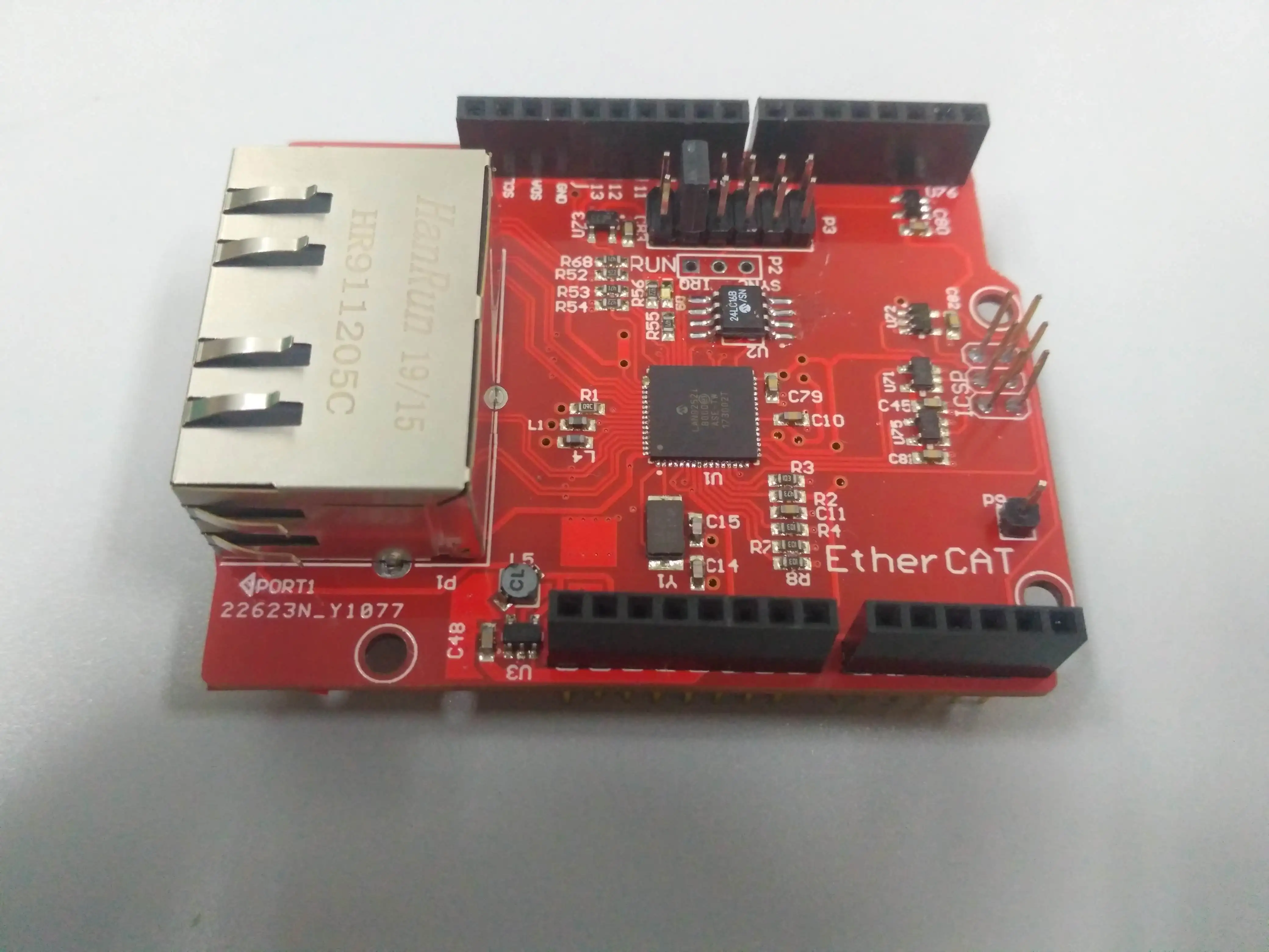 Плата для разработки EtherCAT плата обучения щит EasyCAT slave station быстрого развития