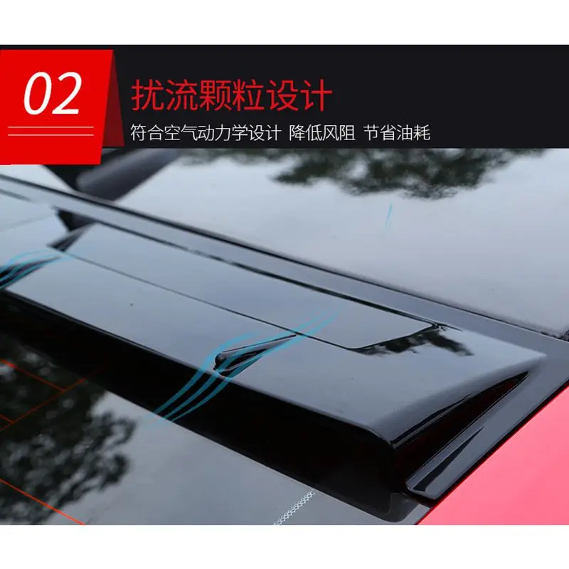 Черный Задний спойлер из АБС-пластика автозапчасти для Mazda 3 Axela sedan 4 door 2014 2015 2016 2017