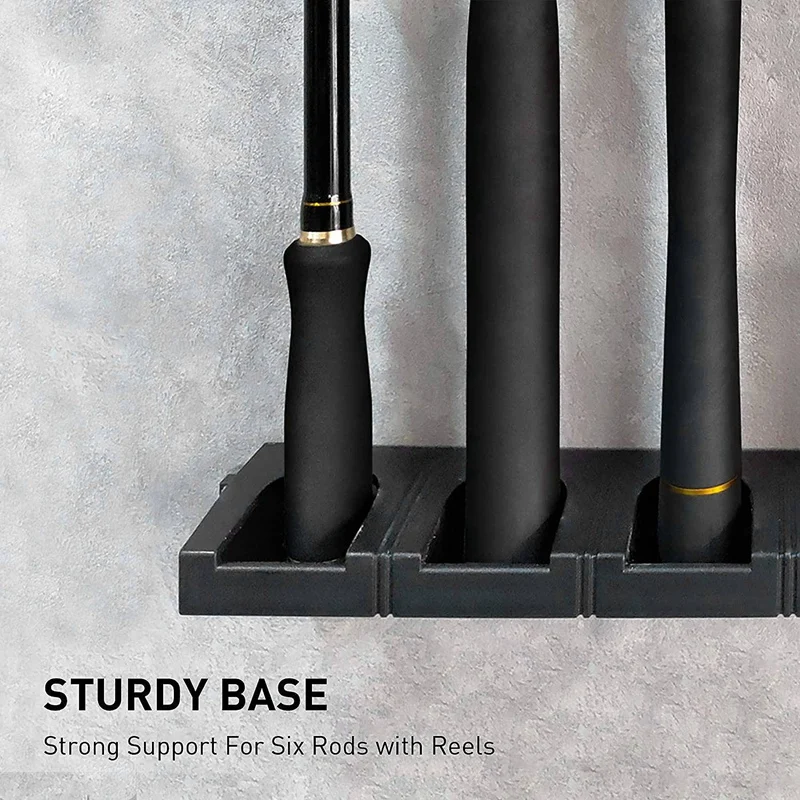 Вертикальная стойка для удочки горизонтальный держатель настенное крепление