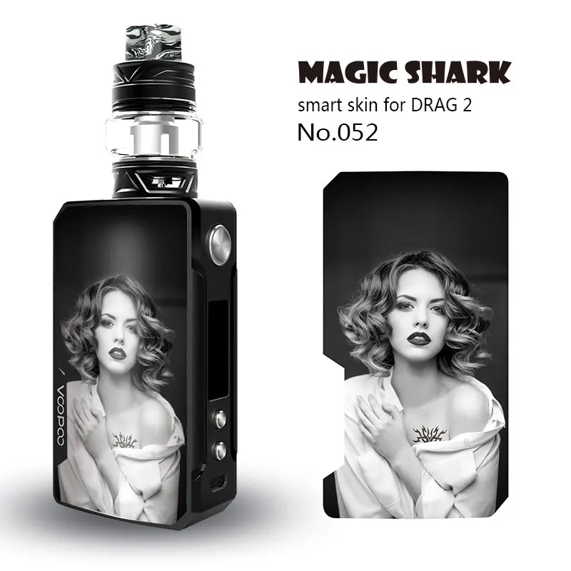 Чехол Magic Shark Skull для Voopoo Drag 2 II 051 060 Стильный винтажный водонепроницаемый чехол