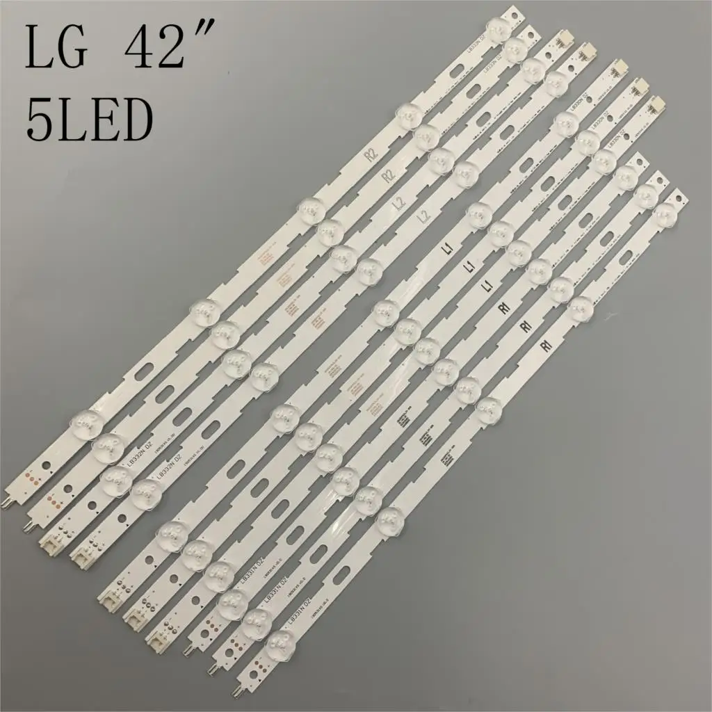 LED strip perfect Replacement for LIG 42LN5700 42LN519C 42LN5200-SA 42LN6150 42LN5758 42LN541V 42LN5450 6637L-0025A LC420DUE
