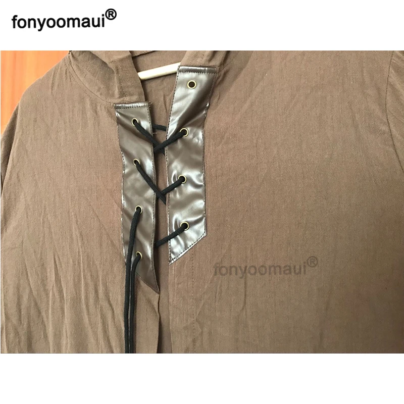 Мужской винтажный костюм накидка с капюшоном в средневековом стиле| |