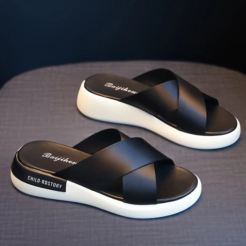 

Женские шлепанцы на танкетке, мягкие, удобные, летние, 2021