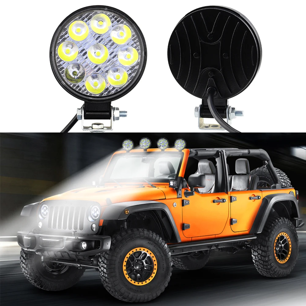 Посылка почтой 27 Вт 4 дюйма светодиодный рабочий светильник Offroad пятно-светильник