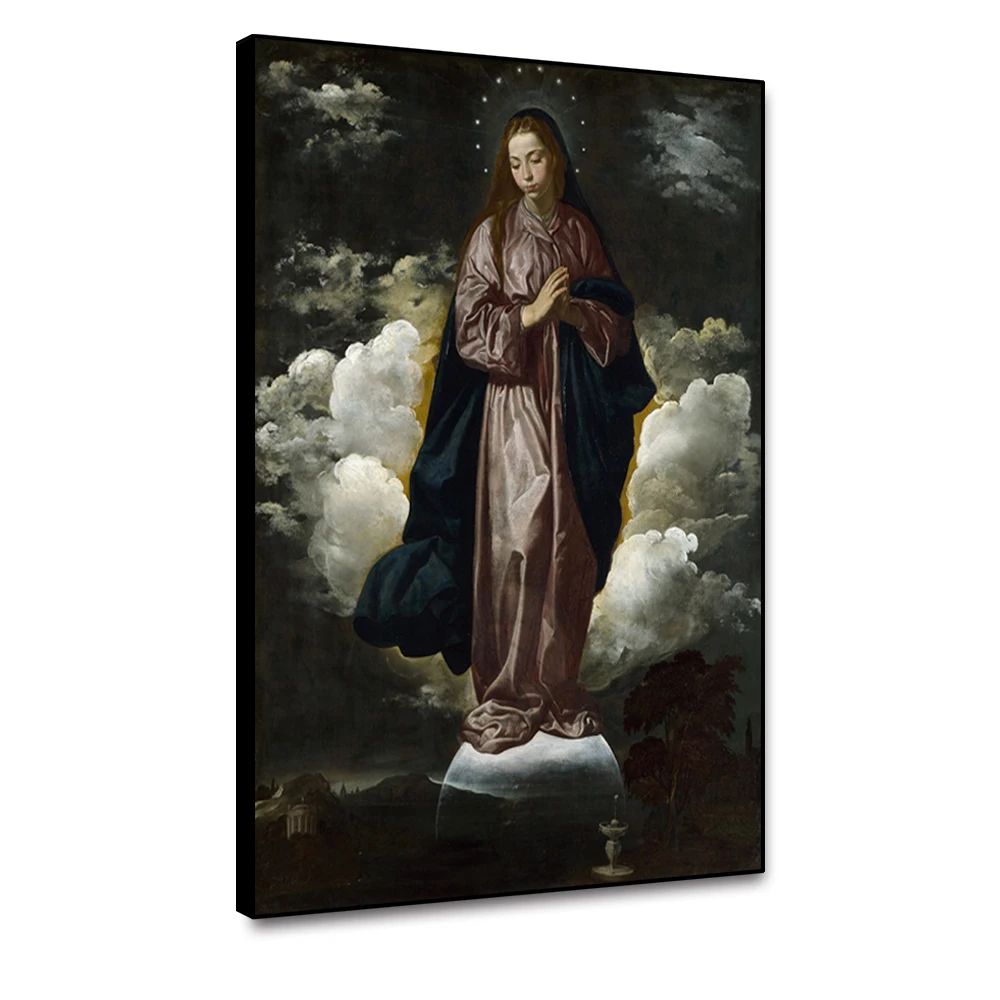 Картина маслом на холсте безукоризненное зачатие | Живопись и каллиграфия