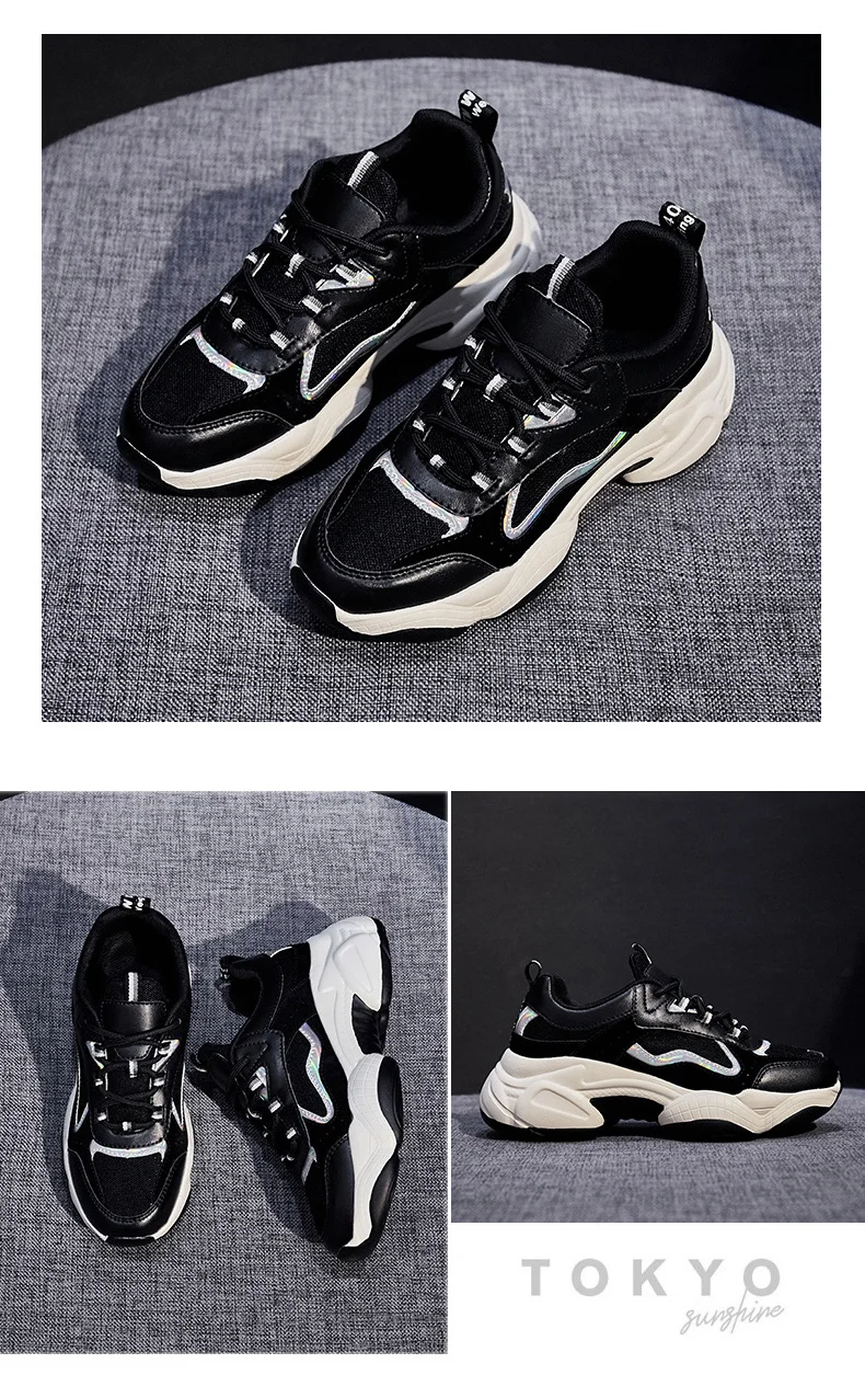Женские кроссовки; трендовая обувь для папы на массивном каблуке; обувь на платформе со шнуровкой; Новые камуфляжные кроссовки; Chaussures
