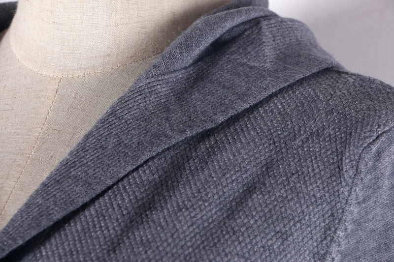 

New Autumn Winter Items 2021 Women's Free Knitted Sweater Female Cardigan Fall Hooded Casual Long Sweaters Womens Coats