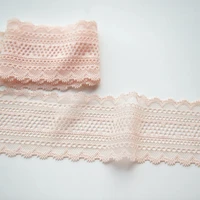hot sale shrimp pink elastic smooth polyester lace lace accessories 5 5cm wide g588