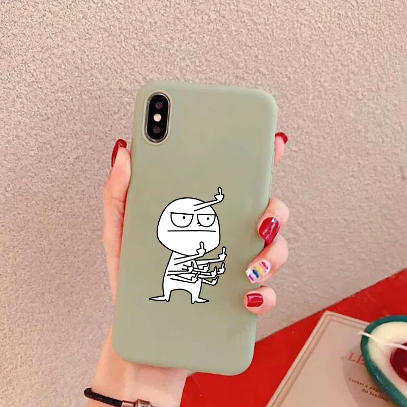 Чехол для телефона BAD BOY для iPhone XS X XS Max XR карамельный чехол Забавный Банан милый чехол s для iPhone 7 8 6 S 6 S Plus 5 5S SE 4 4S 11 Pro - Цвет: -Green-081