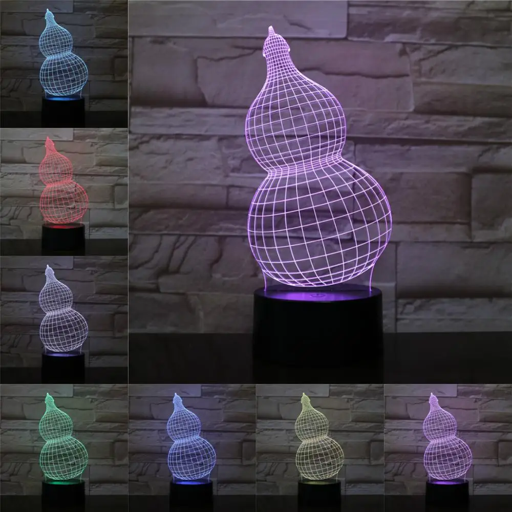 Фото New 3D Optica Plant Lamp USB LED Night Light Coconut Tree Strawberry Birthday Holiday Present For Kids Abstract Acrylic Lamparas Лампы и New 3D Optica Plant Lamp USB LED Night Light Coconut Tree Strawberry Birthday Holiday Present For Kids Abstract Acrylic Lamparas Лампы и