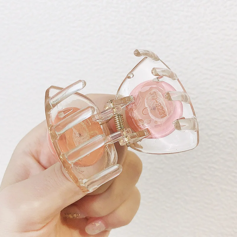 

INS Internet Celebrity Clip Headdress Hairpin Women Korean Simple Small Jaw Clip Candy Color Hair Clip Headdress Head Clip Bang