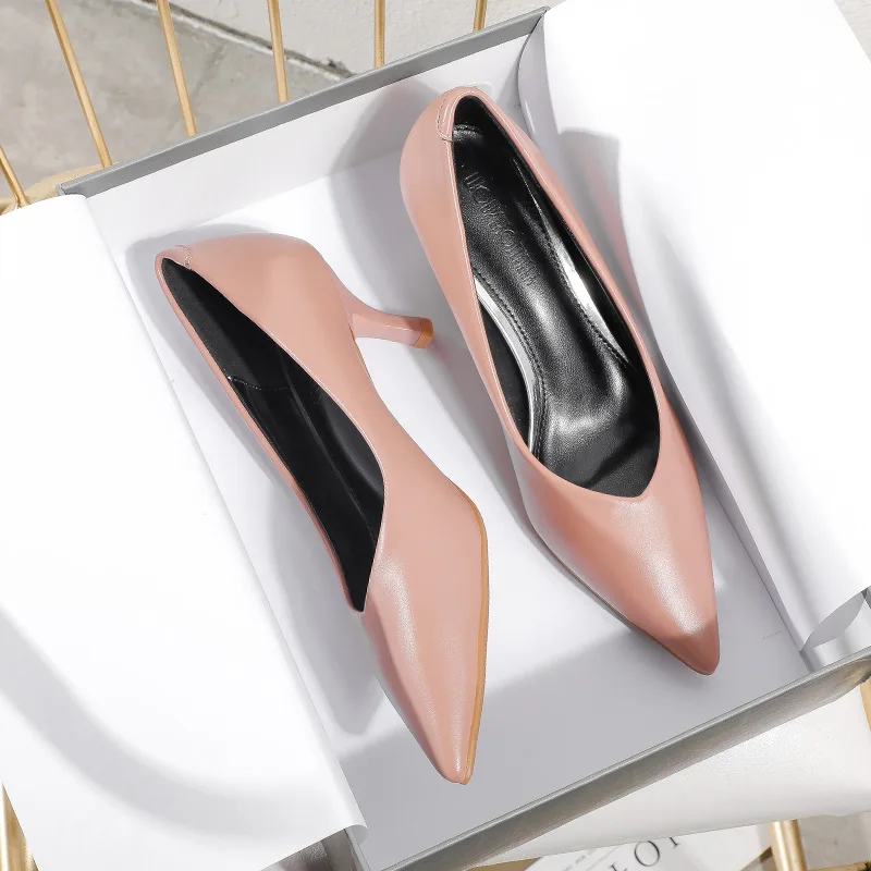 

Women New Arrival 2020 Wedding Shoes Bride Pink Heels Luxury Designer Heels Pointed Toe Shoes Sexy High Heels Dress Party Pump