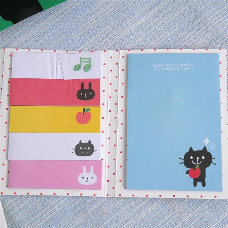 Горячая Распродажа Новое поступление милые блокноты для заметок наклейка в