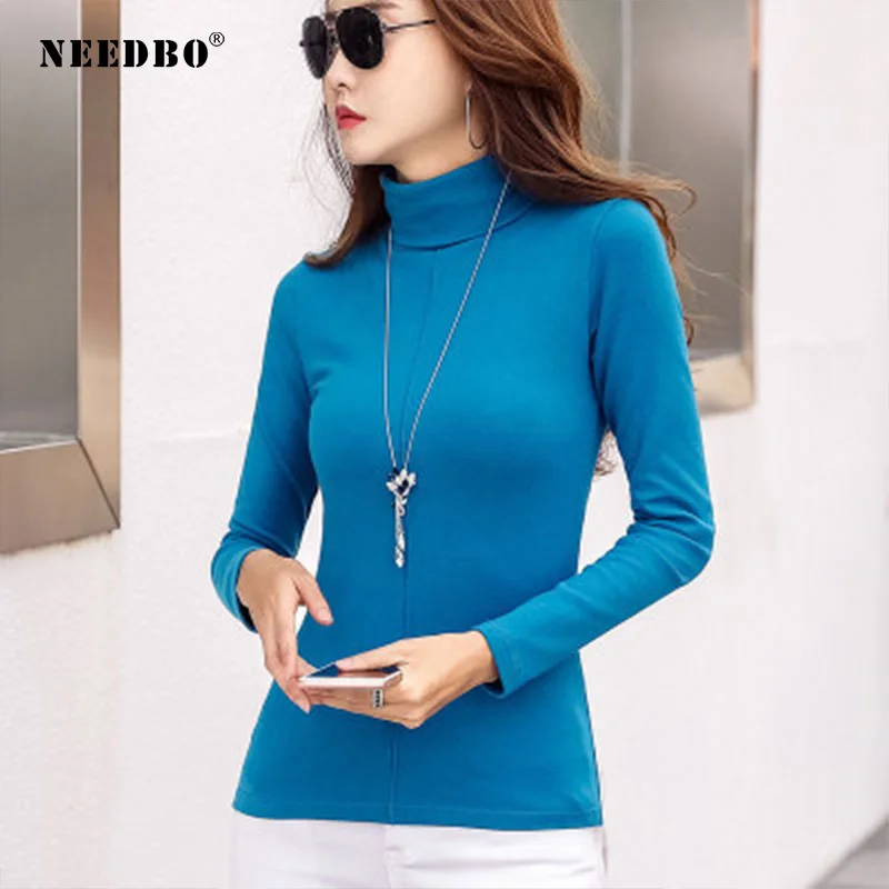 Женский свитер с высоким воротником эластичный мягкий облегающий оверсайз