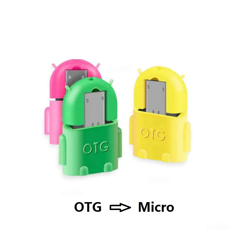 Кабель адаптер OTG Micro USB 2 шт. конвертер 0 для планшетов Android флеш накопителей мышей
