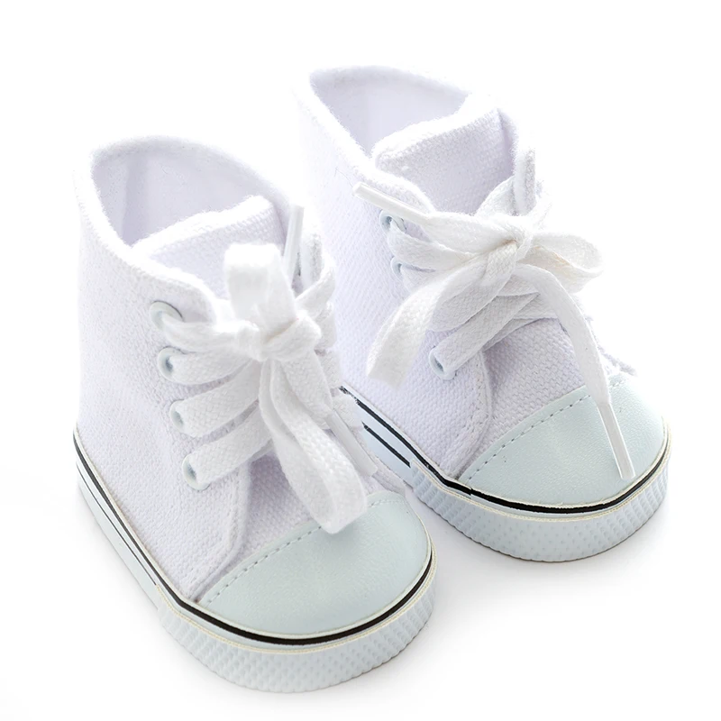 

White Cloth Shoes Doll accessories fits for American18" girl doll alexander doll accessores baby gift