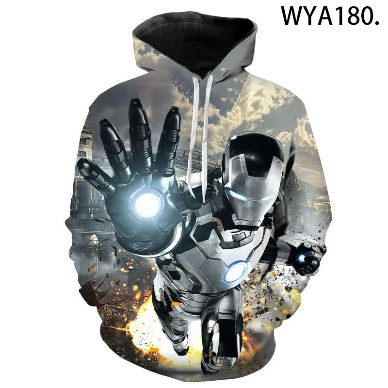 

Spring and Autumn New 3D Printing Fashion Film Men and Women Children's Hoodies Street Clothing Cool Coat