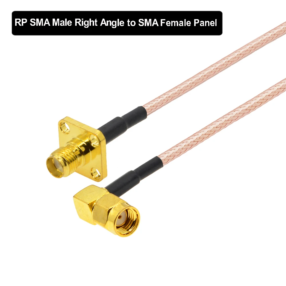 

10pcs SMA Female Panel Mount to RP SMA Male WiFi Antenna Extension Cable Custom RG316 Coaxial Jumper Pigtail Cable