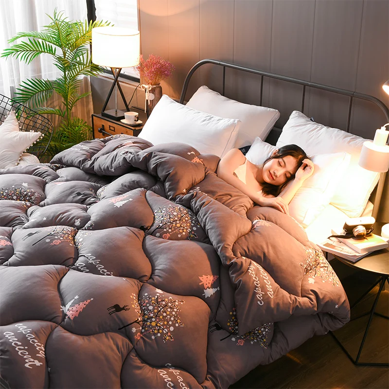 Новое зимнее жаккардовое одеяло из полиэстера домашнее постельное белье с