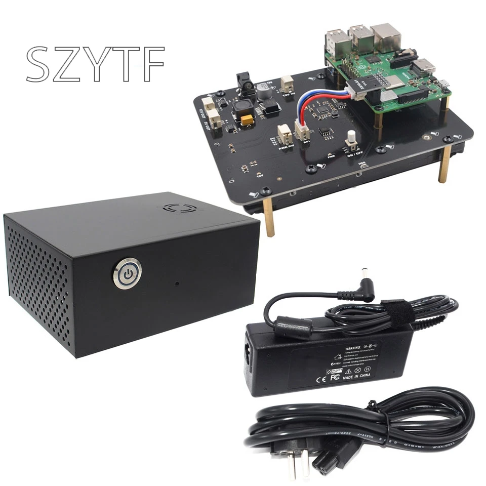 Raspberry Pi 2 3 B+ Plus/3B X830 V2.0 HDD Плата расширения ж/Veilig Функция выключения, 3," SATA HDD Opslag модуль
