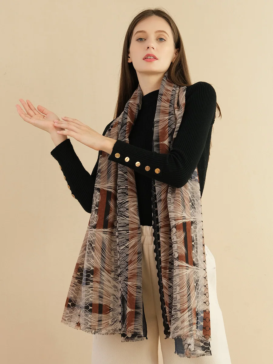 Fashion Warm Women s Scarf Cotton Winter Scarves Quality Female Shawl bufanda Triangle Shape Scarf Neck Wear Wholesale SF1294