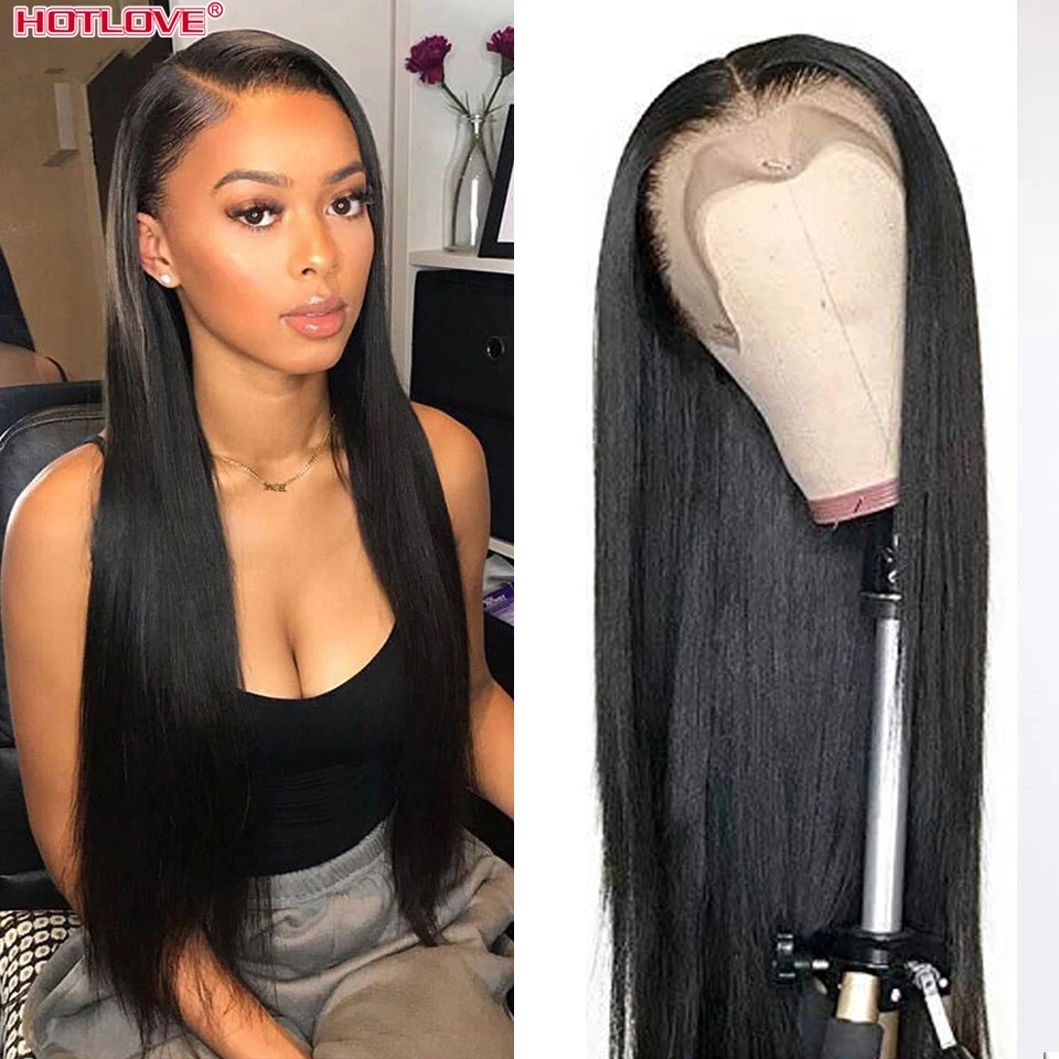 Straight Lace Front Human Hair Wigs For Women 13X4 Lace Frontal Wig Remy Brazilian Straight 30 Inch Lace Wig