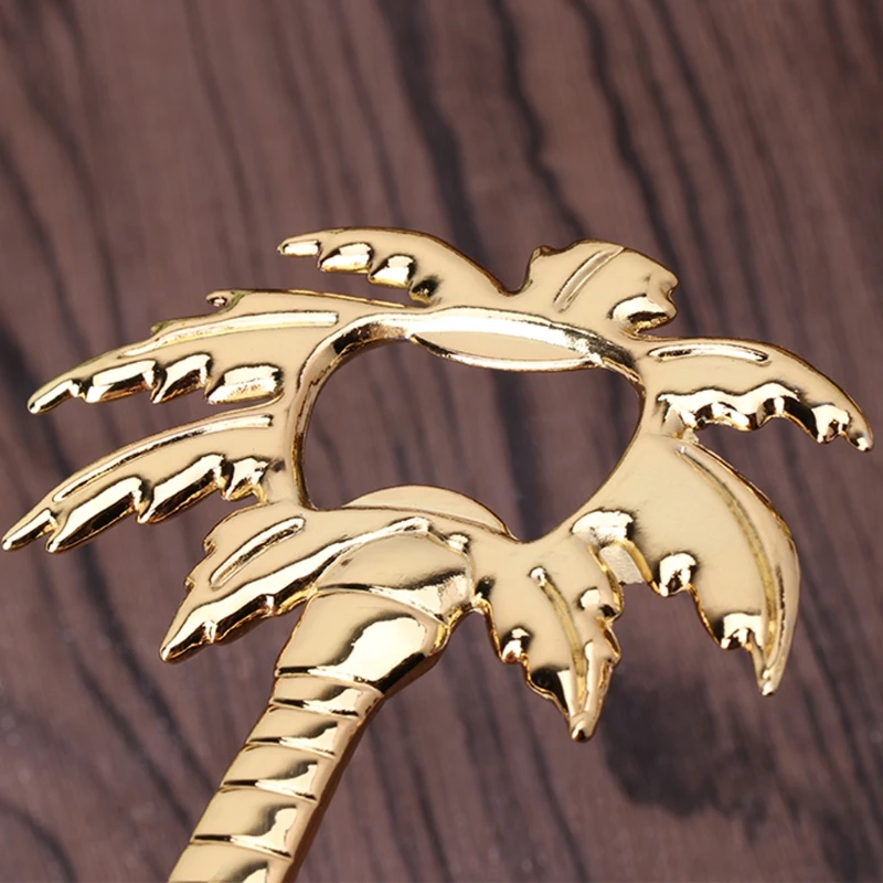 Открывалка для бутылок с золотым пальмовым деревом инструмент бармена подарок