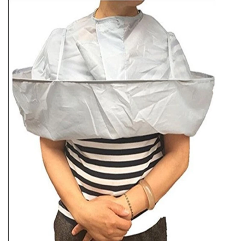 

Creative DIY Apron Hair Cutting Coat Nylon Foldable Salon Family Hair Cutting Cloak Cape Barber Tool Cleaning Protector