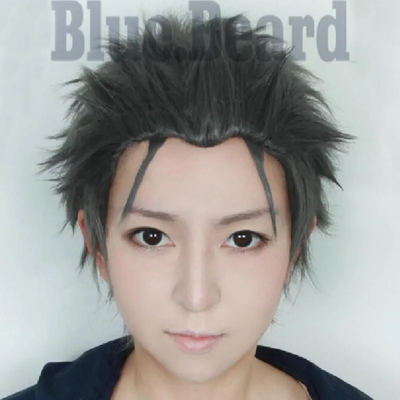 

Life in a Different World from Zero Subaru Natsuki Short Black Grey Heat Resistant Cosplay Costume Wig