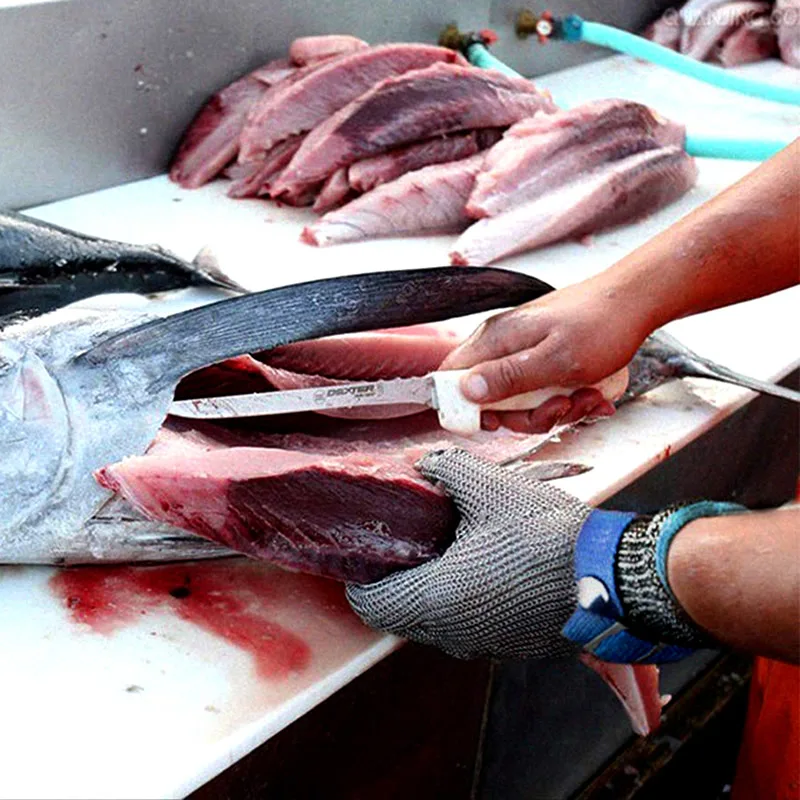 Новые 1 шт. устойчивые к порезам перчатки полностью из нержавеющей стали проволочная металлическая сетка для мясника рыбака рабочие перчатки безопасности рук