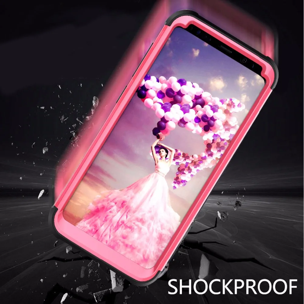 Luxury Robot Shockproof Armor Phone Caser For Samsung Galaxy S9 S8 Plus Hybrid TPU+Rubber Full Body Protective Shell Back Cover |