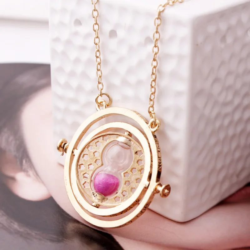 

2020 New Men and Women Time Time Converter Hourglass Necklace Accessories