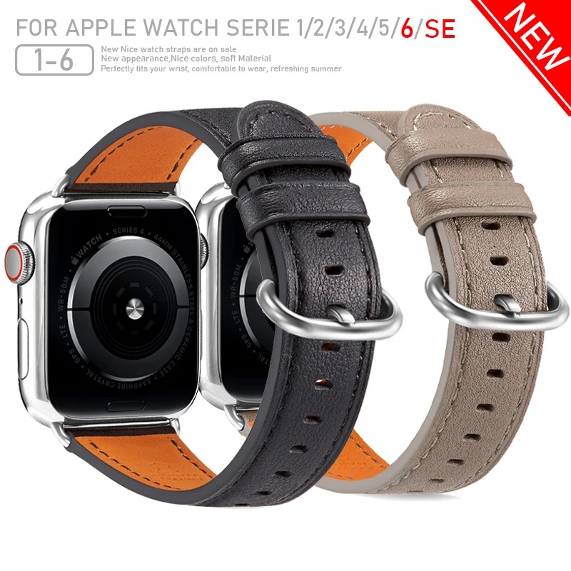 

Круглый застежка кожаный ремешок для наручных часов Apple Watch 38/42 мм iWatch кожаный браслет для девочек; Мини-Юбка Для Apple watch, версии 6/iPhone SE/5/4/3 44/40 м...