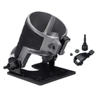 Регулируемая балансировка основание триммера, защита для обработки дерева, отделка хвостовика, фрезерный станок, литье металла + пластик, детали электроинструмента 8, 9 х8, 9 см