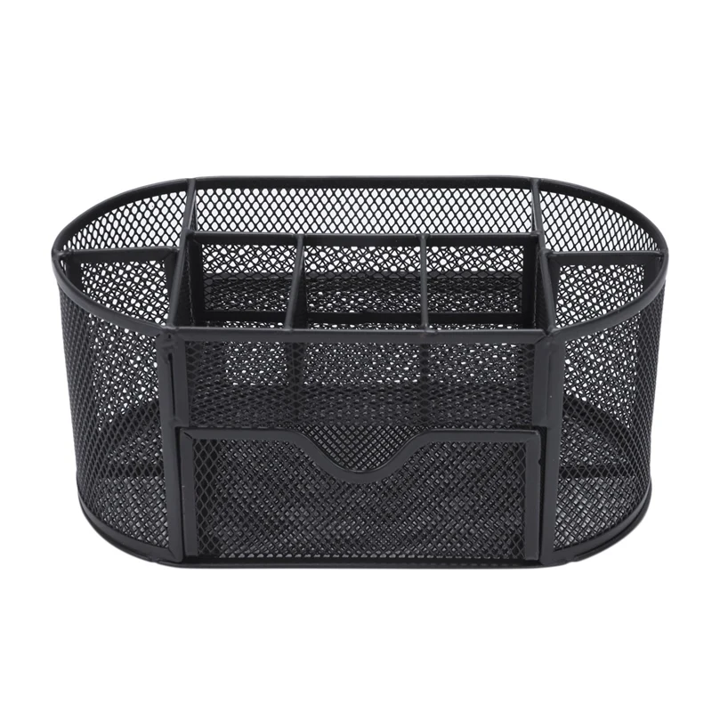 Многофункциональный металлический Настольный ящик для хранения из 9 компонентов