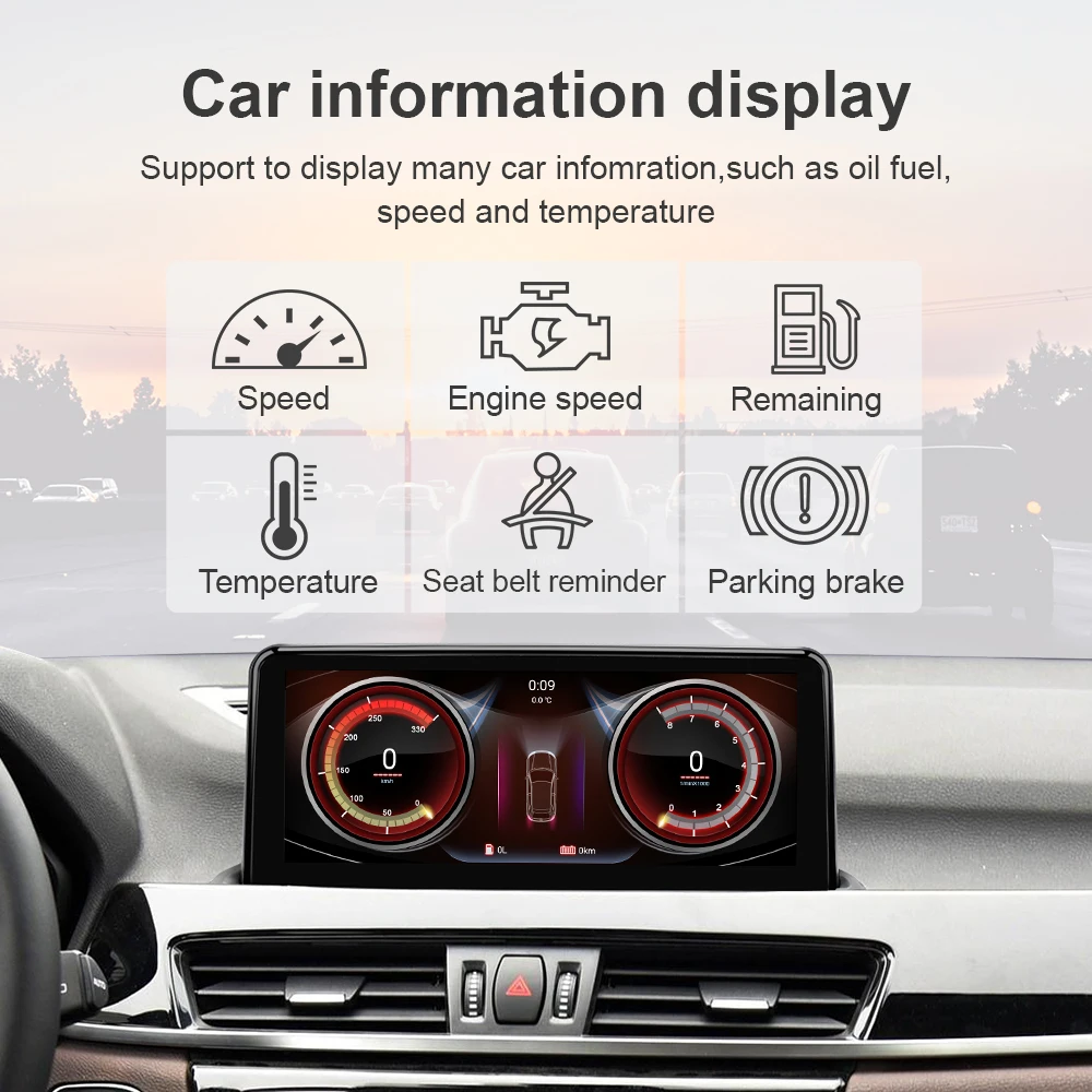 Qualcomn Snapdragon автомобильный мультимедийный плеер для BMW X1 F48 2016 2017 Android 10 0 Авторадио