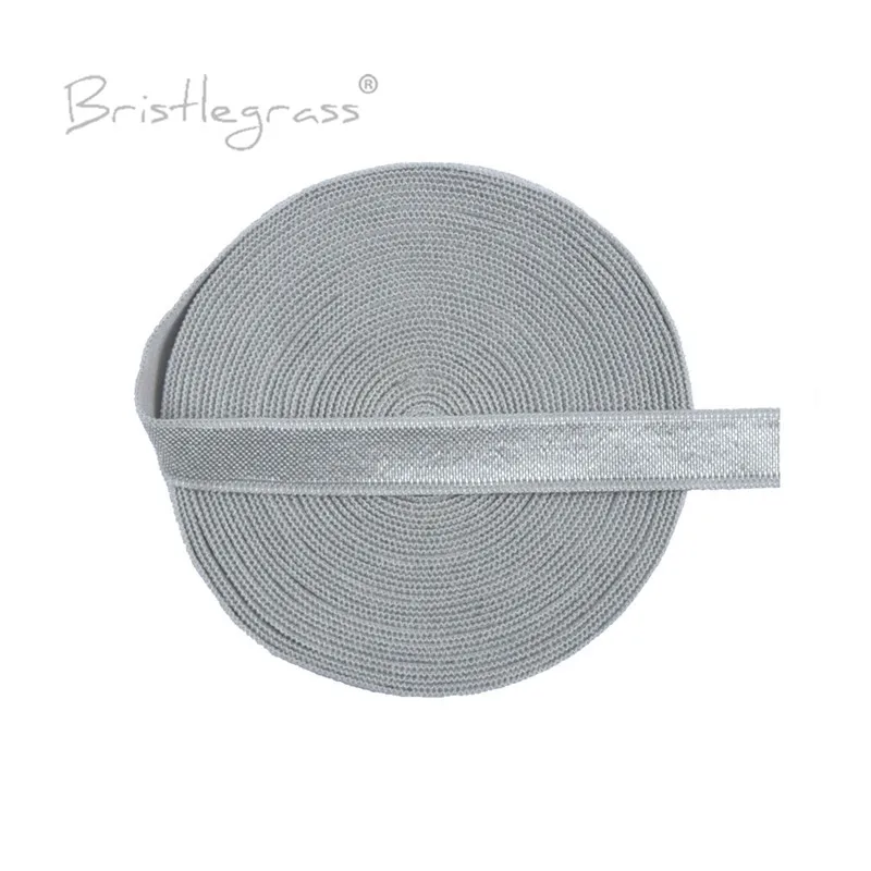 BRISTLEGRASS Комбо 10 ярдов 3/8 &quot10 мм однотонные блестящие Non откидной из эластичного