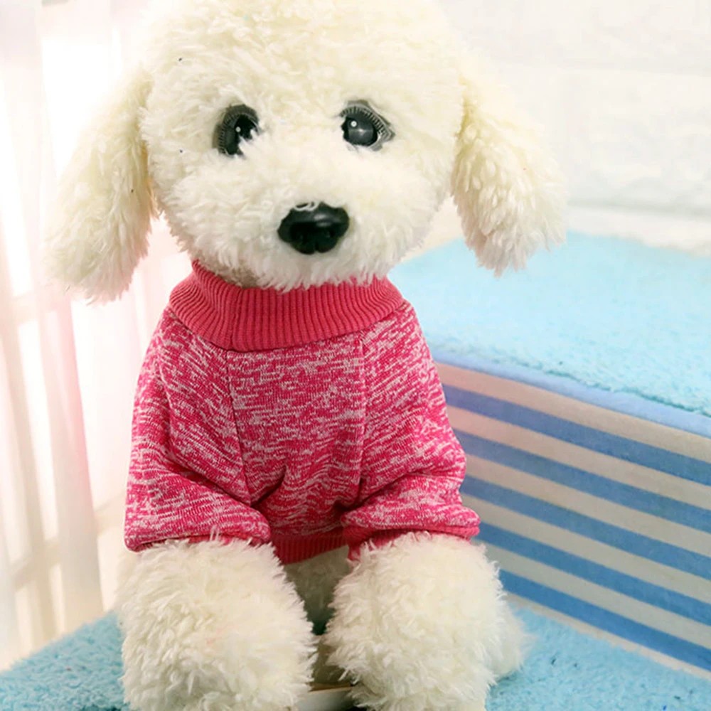 Классический шерстяной свитер для домашних животных кошек и собак теплые