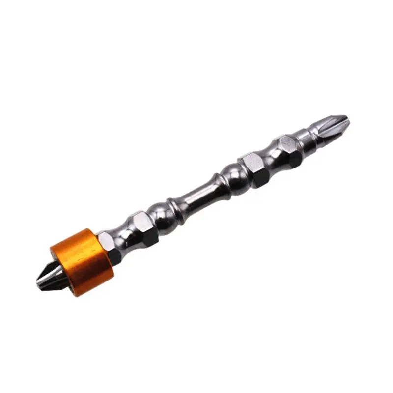 

10pcs PH2 Hardness 65mm Double Cross Head Magnetic Electric Screwdriver Bit Phillips Screw Driver With Ring