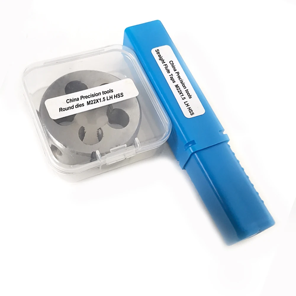 Набор метчиков с левой резьбой, пробка для флейты, 2 шт., M22 LH, точные прямые метчики, M22X2.5 M22X2 M22X1.5 M22X1 Набор метчиков с левой резьбой, пробка для флейты, 2 шт., M22 LH, точные прямые метчики, M22X2.5 M22X2 M22X1.5 M22X1