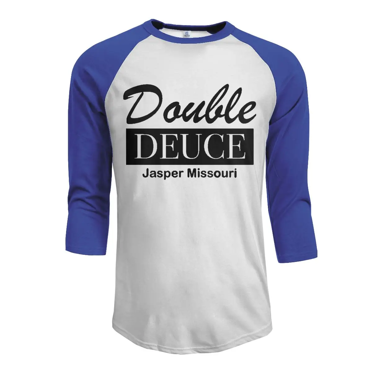 Мужская Бейсбольная Футболка Double Deuce Jasper Миссури с рукавом 3/4 черная футболка S |