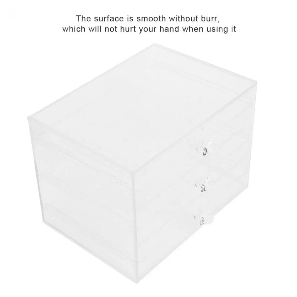 

Jewelry Display Holds Up Earrings Ear Stud Holder Transparent Jewelry Organizer Earring Showcase Stand Box